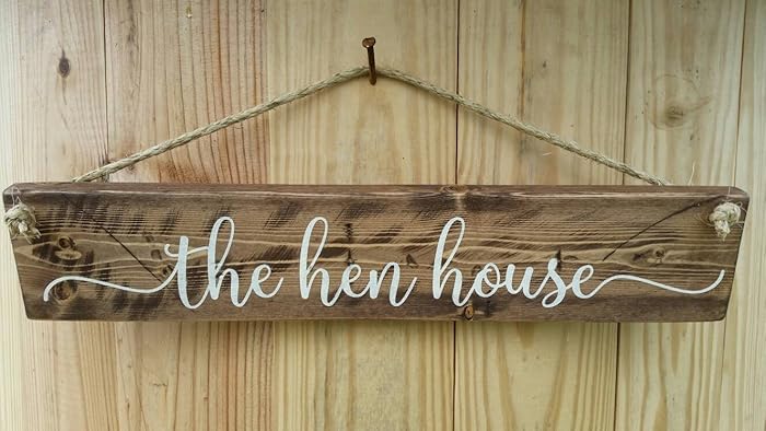 Amazoncom Chicken Coop Sign Says The Hen House For Indoor Or
