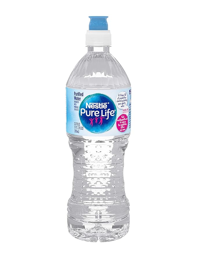 Nestle Pure Life Purified Water, 23.7 Oz