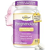 Kynderynl Pregnenolone for Women Dual-Dosing Design Pregnenolone 100mg/50mg, 8-in-1 Formula Pregnenolone Supplement – 90 Chewable Tablets