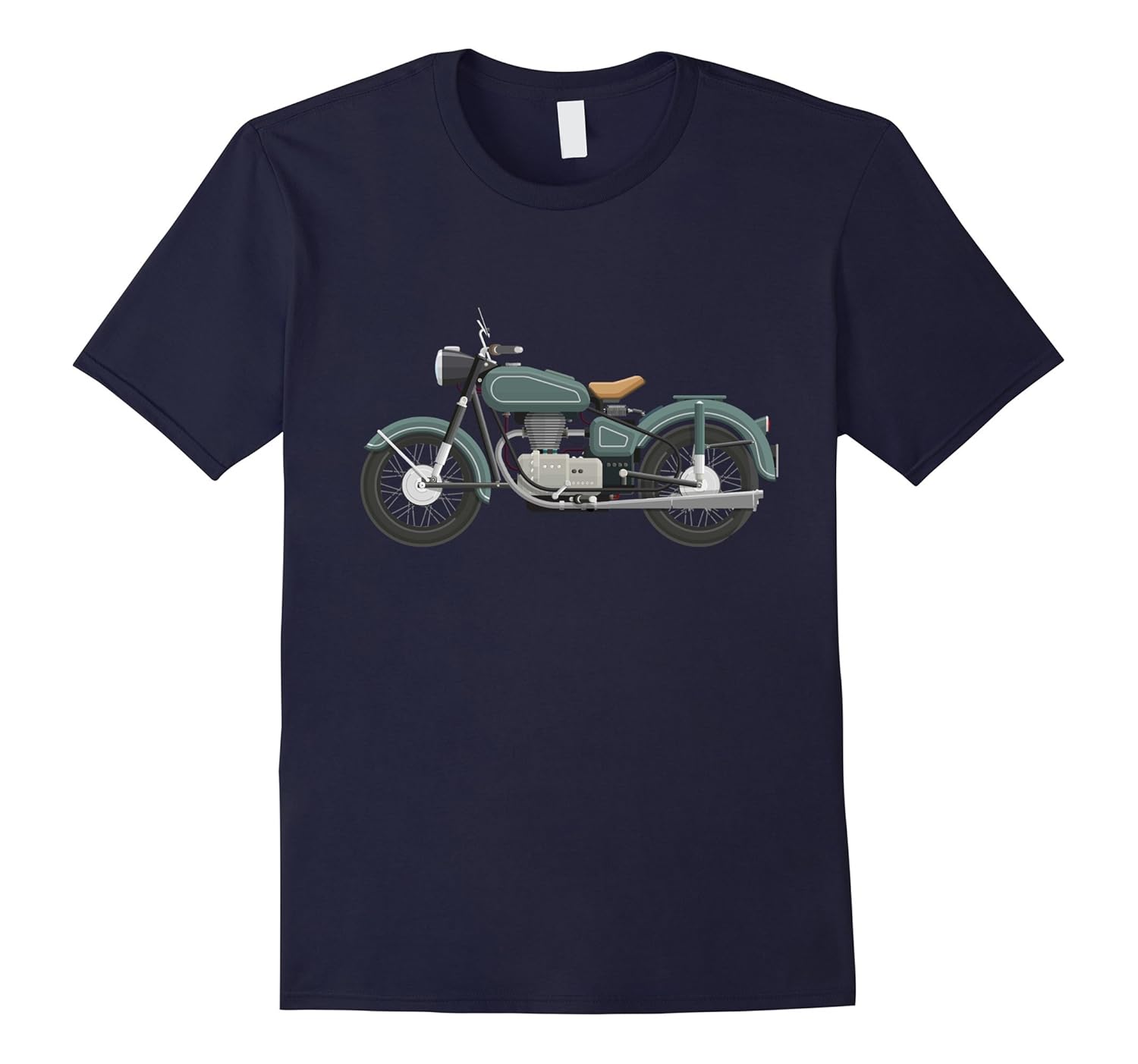 Classic Motorbike t-shirt Fun Old Fashioned Motorcycle-ANZ