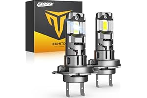 FAHREN 𝐁𝐫𝐢𝐠𝐡𝐭𝐞𝐬𝐭-𝐆𝐞𝐧 H7 LED Bulbs,𝟕𝟎,𝟎𝟎𝟎𝐋𝐌 𝟏𝟑𝟎𝟎% K Cool White, Truly Plug and Play H7 Light Bulbs, CAN-Bus Ready, No extra Adapter Required, Pack of 2