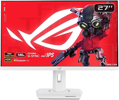ASUS ROG Strix XG27ACS-W 27 Inch 1440p 180Hz USB Type-C G-Sync