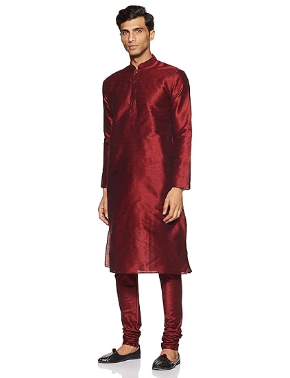 Men's Kurta (SKURTA_412_MN_L_red_Large)