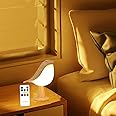 Xhope4u Small Cordless Lamp, Timer Night Light with Remote Control(Within 1 Meter), Touch Bedside Table Lamp, Bird Lamp Gifts, 3 Level Brightness, Rechargeable Desk Lamp for Bedroom, Office, Dorm