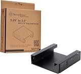 SilverStone SST-SDP10B 5.25" to 3.5" + 2x 2.5" HDD SSD Bay Adapter Bracket view 3