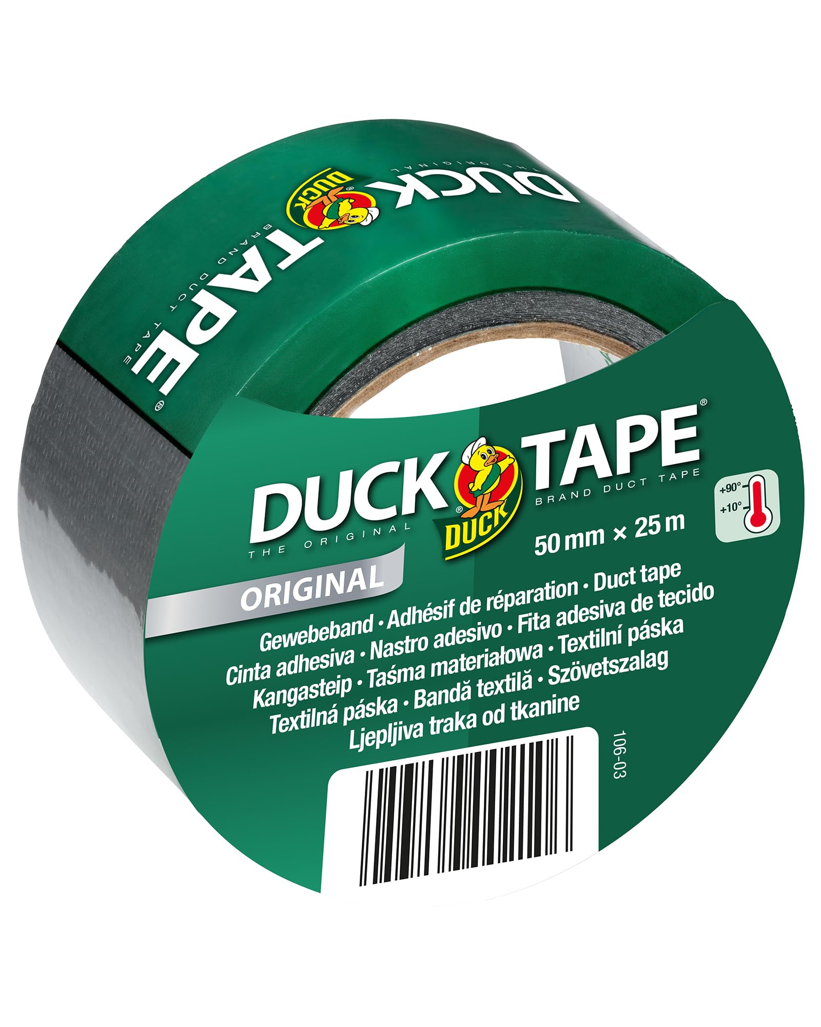 Duck Original Cloth Tape 50mm x 25m Silver
