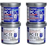 PC-Products PC-11 Epoxy Adhesive Paste, Two-Part Marine Grade, 1 lb in Two Cans, Off White 62118, 2-Pack
