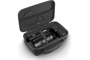 Esimen Hard Case for Nebula Capsule 3 GTV/Nebula Capsule 3 Laser Projector, Remote Adapter, Remote Control, Cables,USB Flash Drive Accessories Travel Case Protective Bag