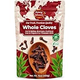 Spicy World Cloves Whole 14 Oz Bulk Bag | Pure, Non-GMO, Premium Hand Picked Quality, Great for Foods, Clove Tea, Clove Pomander Balls &amp; Potpourri