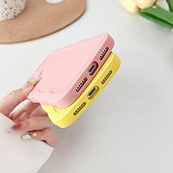 Caseative for iPhone 11 Case,Solid Color Curly Wave