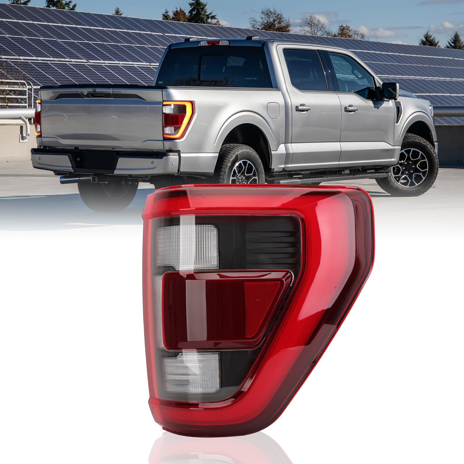 Photo 1 of SOME SMALL SCRATCHES **MZORANGE Brake LED blind spot Tail Light Rear Lamp For Ford F150 LARIAT/PLATINUM 2021 2022 2023 w/o Blind Module (Right Passenger Side)