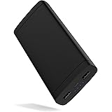 TalkWorks Portable Charger Power Bank USB Battery Pack 16500 mAh - External Cell Phone Backup Supply for Apple iPhone 12, 11,