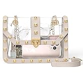 Missnine Clear Bag for Stadium Events Clear Crossbody Purse Stadium Approved Women Transparent Shoulder Bag for Concerts