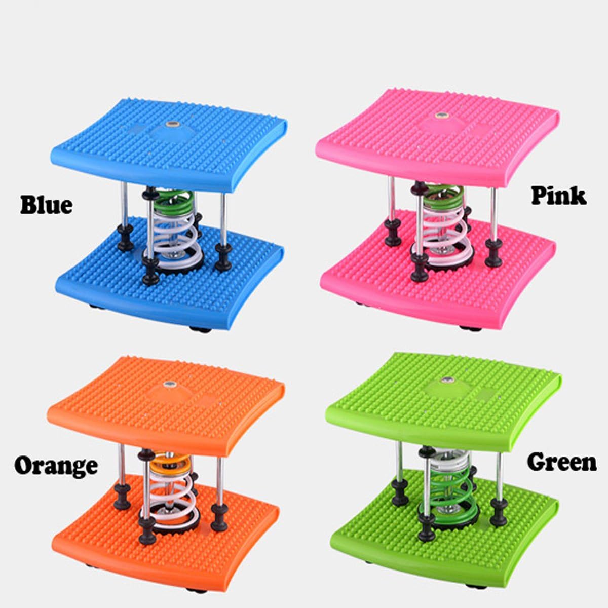 Kemket - Dancing Fitness Aerobic Twist Run Stepper For Weight Loss / Wriggled Machine Jumping Thin Abdomen Slimming Machine Home Fitness Equipment / Dancing & Twisting Foot massage board / Workout Twist Stepper Image & Colour Slightly may vary