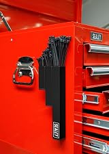 Sealey Magnetic Cable Tie Holder Black APCTHB Steel 3 Compartments 200 Ties view 4