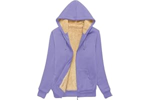 SWISSWELL Hoodies for Women Winter Fleece Sweatshirt - Full Zip Up Thick Sherpa Lined Hooded Jacket