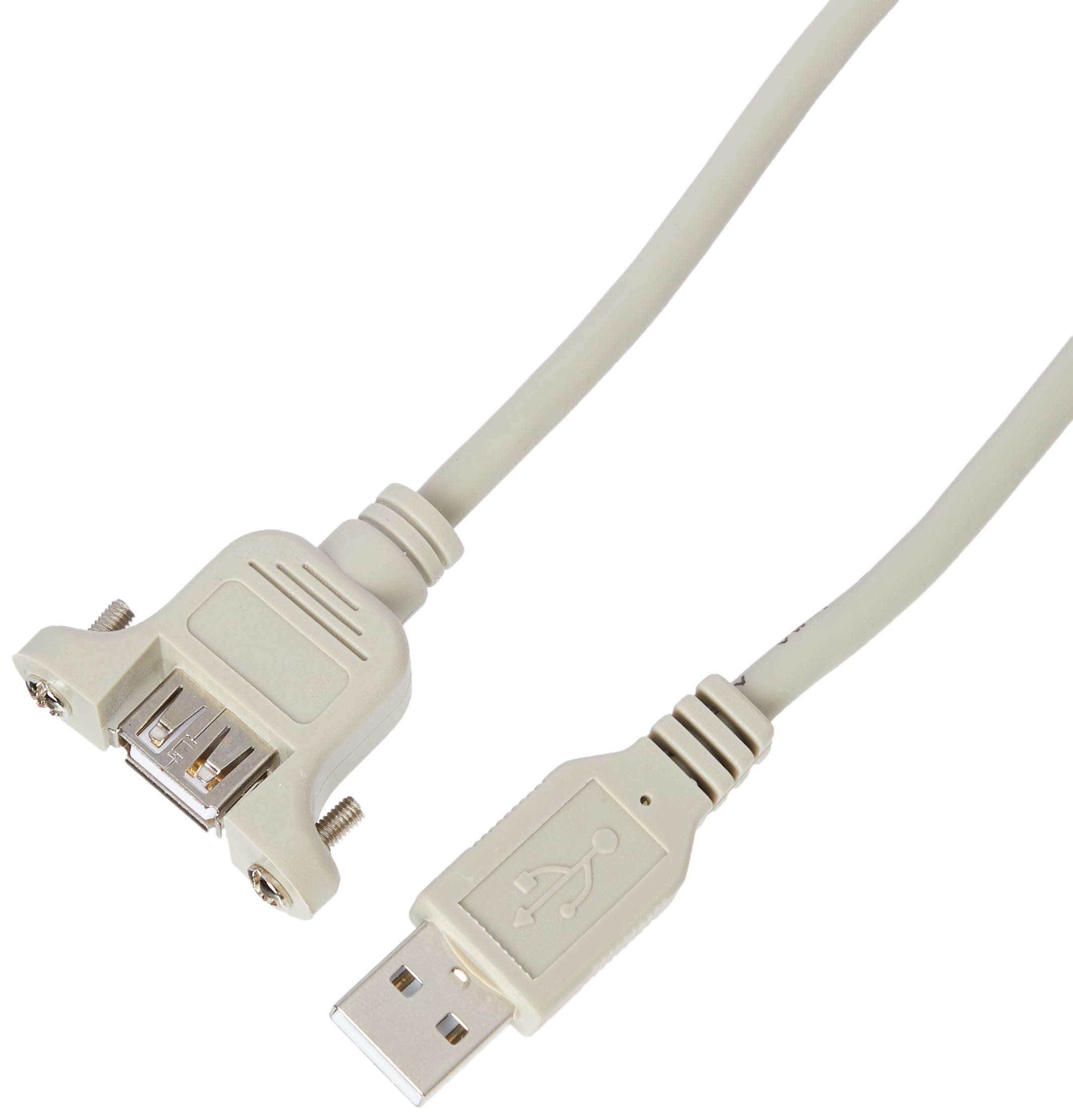 PRO SIGNAL PSG90839 USB 2.0 A Male to Panel Mount Female Lead, 0.3m