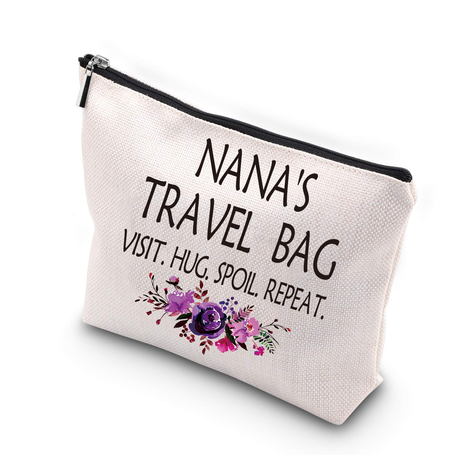 Nana Gift Nana Birthday Mother’s Day Gift Grandma Cosmetics Bag Toiletry Bag for Traveling (Nana's Travel Bag EU)