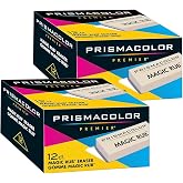 Prismacolor Block Shape Premier Magic Rub Erasers, Natural, Pack of 24 (SAN73201-24)
