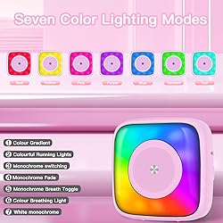 Mini Printer Sticker Printer Print Pod with 6 Rolls
