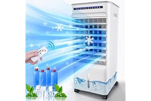 XYNZZEU Portable Air Conditioners No Venting Required, 4-IN-1 Indoor Air Conditioner for Bedroom, Stand Up Ventless Portable Air Conditioner, Ac Unit Portable Room Air Conditioners, Evaporative Air Cooler