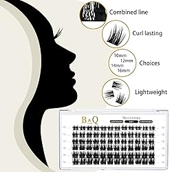 Lash Clusters B52 D Curl 16mm DIY Eyelash