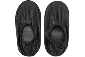 Oshhni Bowling Shoe Cover 2Pcs Dustproof Easy to Use Shoe Cover Adjustable Multifunction Durable Thick for Travel Women and M