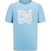 Mercedes AMG Petronas Formula One Team - Retro T-Shirt - Blue - Size: XXS