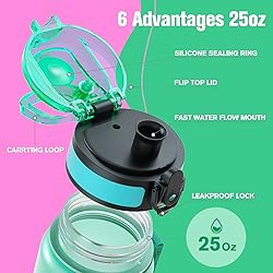Sahara Sailor Water Bottles, 25oz Motivational