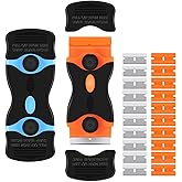 Double-Edged Razor Blade Scrapers, Scraper Tool, Paint Scraper Plastic Scraper for Auto Glass Cooktop Stove Window, Cleaning 