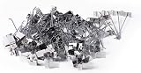 Nisorpa Slatwall Hooks 100 Pcs 8 Inch Metal Wall Display Garage Retail Store 4mm view 8