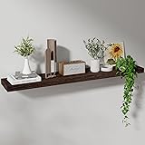 Axeman Floating Shelves, 8 Inch Deep Rustic Solid