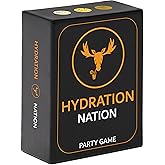 HYDRATION NATION – Hilarious Party Game For Adults & Teens - Funny Board Game For Game Night With Friends And Family - Set Of