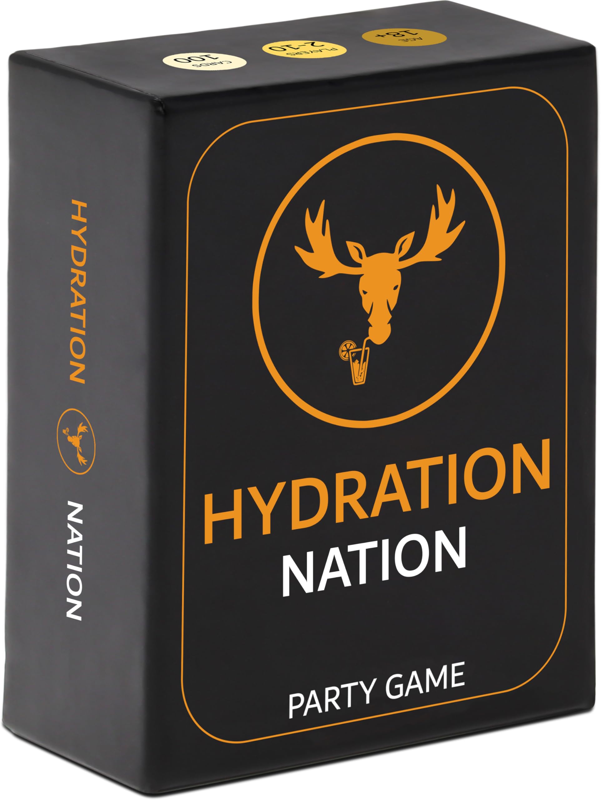 HYDRATION NATION – Hilarious Party Game For Adults & Teens - Funny Board Game For Game Night With Friends And Family - Set Of 100 Cards - Bachelor Bachelorette Laugh Best Birthday Gift Idea