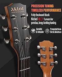 AKLOT Lorien Electric Guitar Kit: Roasted Maple