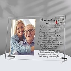 Roowest 1 Pcs Cardinal Memorial Picture Frame