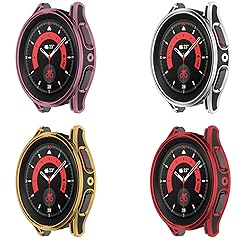 MOTONG PC Protective Watch Case Cover with Tempered