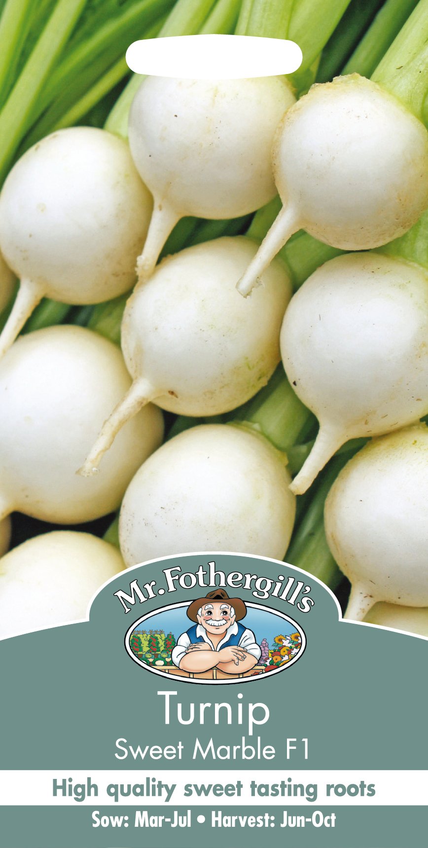 Mr Fothergill's Turnip Sweet Marble F1 Seeds