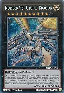 YU-GI-OH! - Number 99: Utopic Dragon (MP15-EN190) - Mega Pack 2015 - 1st Edition - Secret Rare