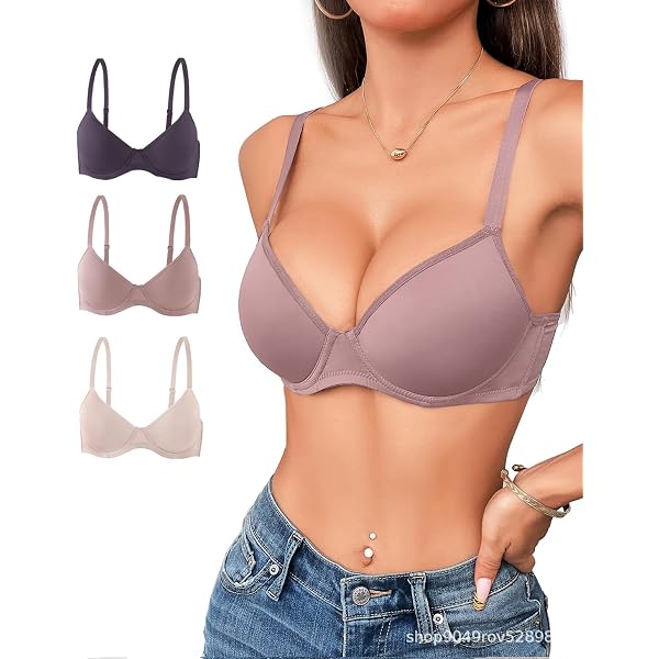 ToBeInStyle Women's Push-Up Bust Line Bra Shapewear | U-Shaped Support, Adjustable Straps, Sizes Small To 2XL