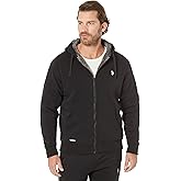 U.S. Polo Assn. mens Embossed Wordmark Sherpa Hoodie