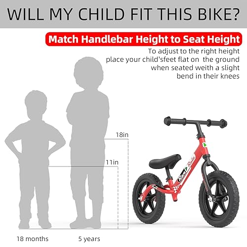 RoyalBaby Toddler Balance Bike for to Years Old Boys Girls