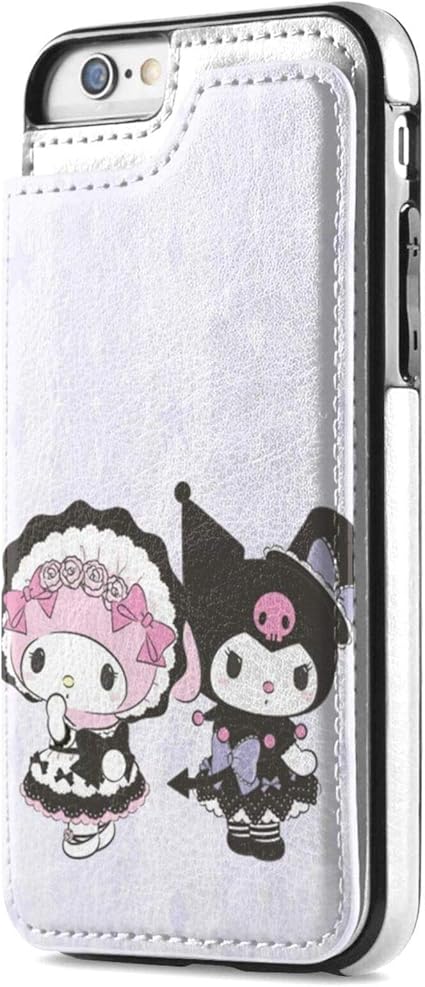 Amazon Co Jp Iphone Se ケース Iphone 7 ケース Iphone 8 ケースクロミ Kuromi マイメロディ 手帳型 カバー 合皮レザー 耐衝撃 Tpu 高級感puレザー カード収納 ワイヤレス充電対応 スタンド機能付き 保護力 Iphonese2 Iphone7 Iphone8 人気 おしゃれ かわいい 手帳型