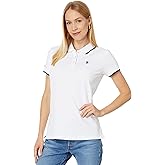 U.S. Polo Assn. Womens Classic Stretch Pique Polo Shirt