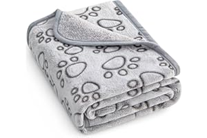 Stuffed® Premium Soft Dog Blanket Washable, 40"x32" Cat Calming Blankets Throw for Medium Large Small Dogs, Puppy Essentials 