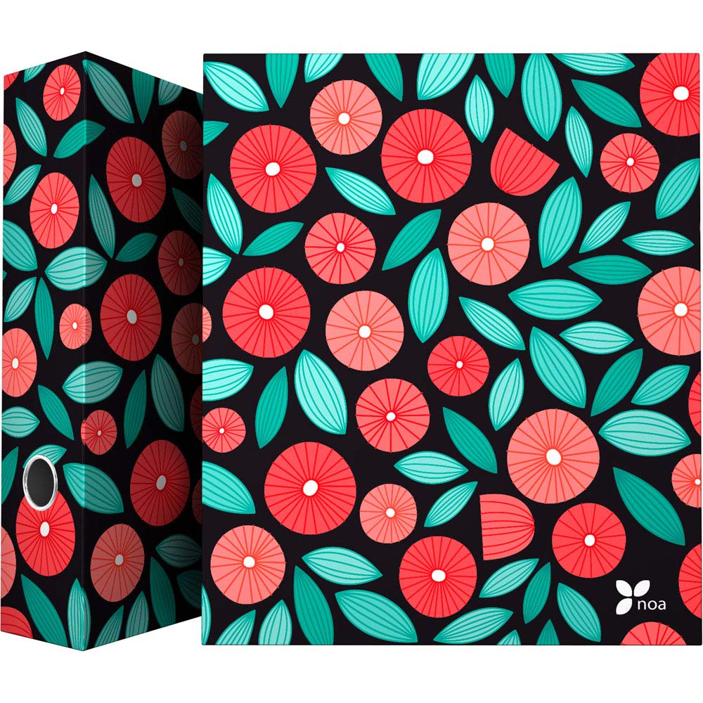 Grafoplas 88171961 Noa Globe Ring Binder A4 4 Rings 40 mm Punched Spine