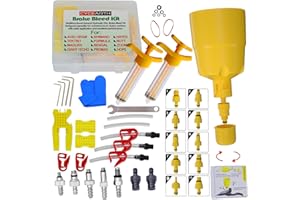 CYCEARTH Bicycle Hydraulic Disc Brake Oil Bleed Kit for All Brakes Shimano,SRAM,AVID,TEKTRO,MAGURA,Hayes,Bike Brake Repair To