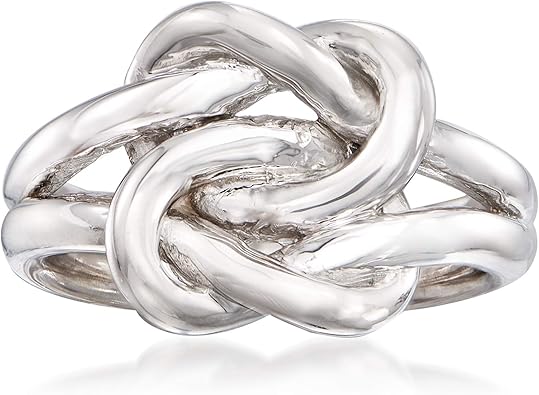 sterling silver knot ring