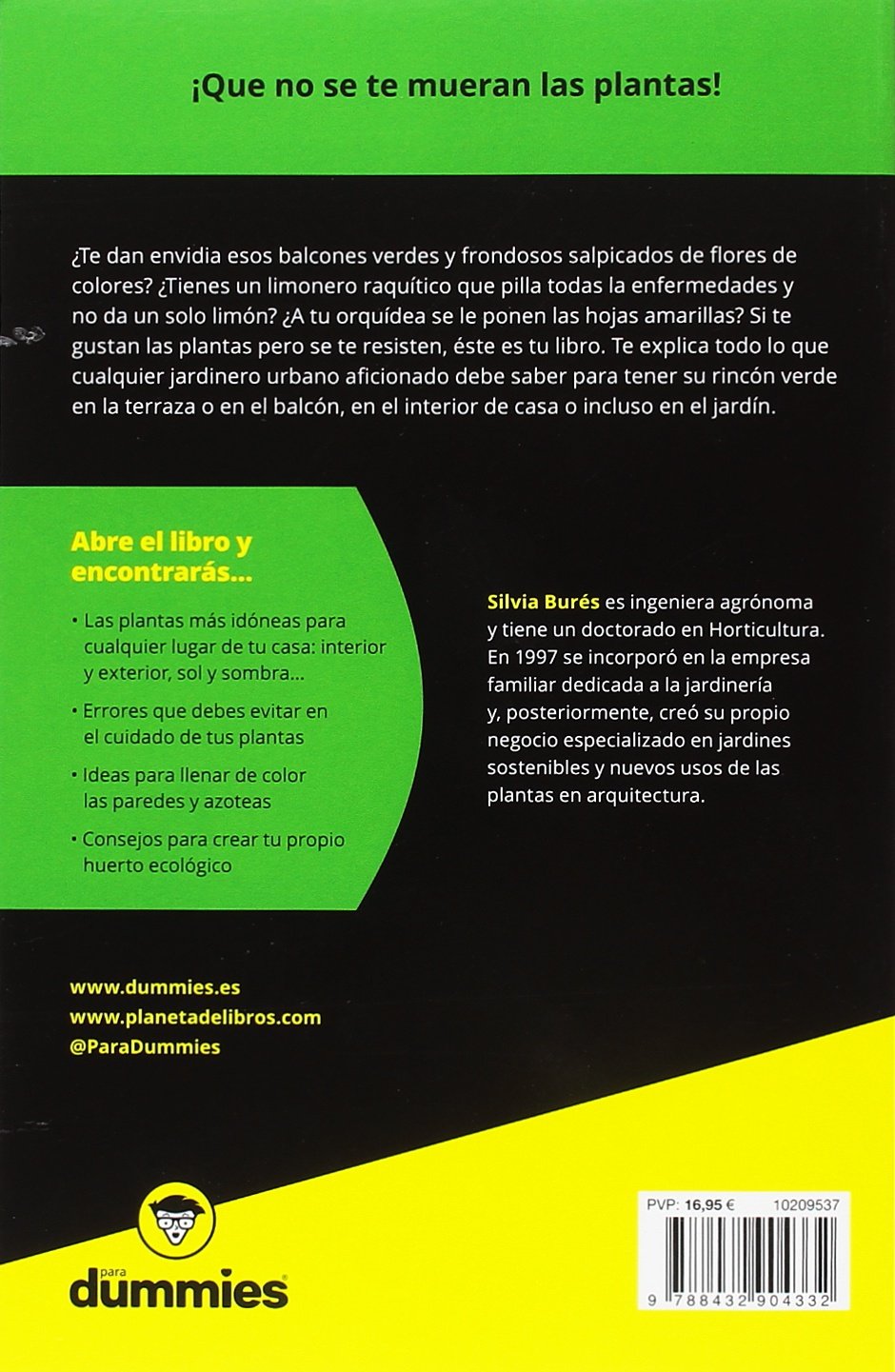 Jardinería para Dummies: Amazon.es: Burés, Silvia: Libros