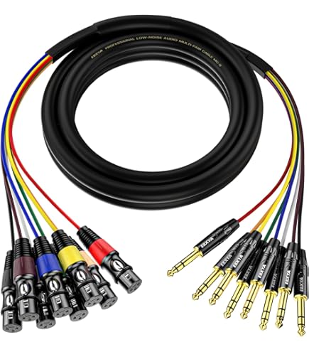 Amazon.com: Hosa STX-802F Balanced Snake, XLR3F to 1/4